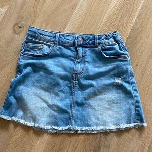 Zara kids sz 10 denim skirt